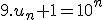 9.u_n + 1 = 10^n